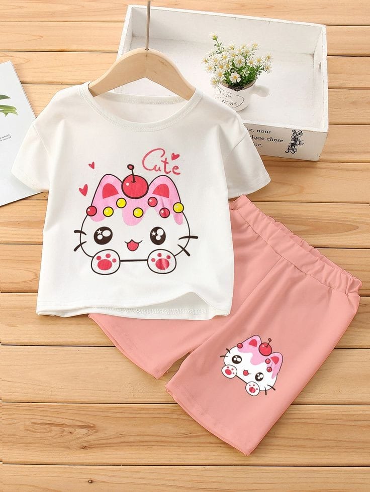 Billi Cute White clothing set for Kids