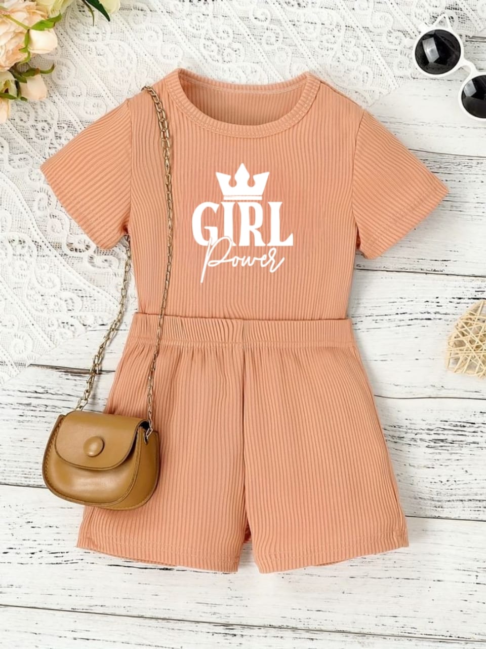 Mario Orange Girl Power Clothing Set for Kids