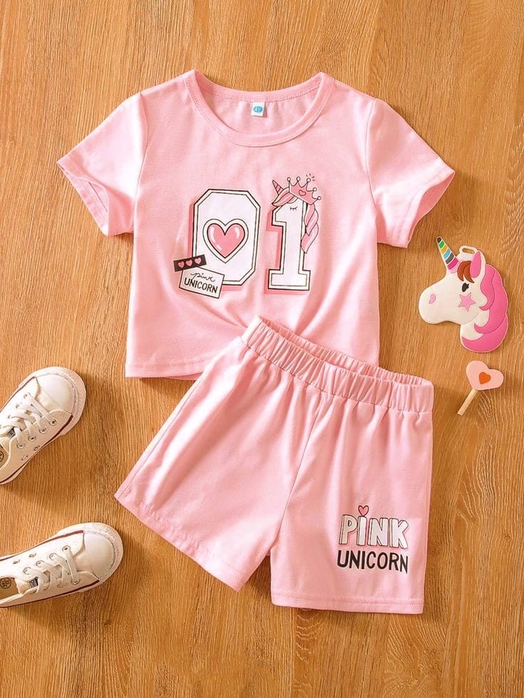 Horse Pink clothing set for Kids